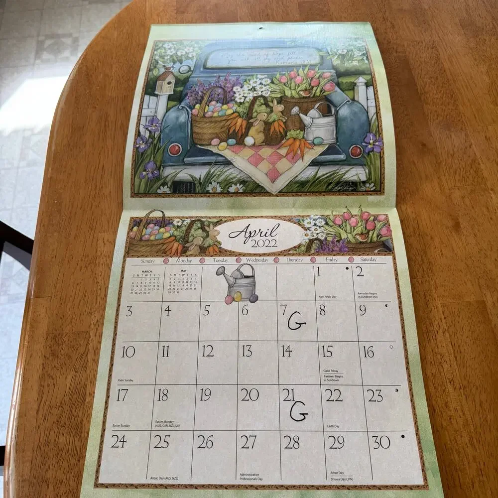 Lang Bountiful Blessings Calendar 2022 Susan Winget Art Birds Scripture Verses